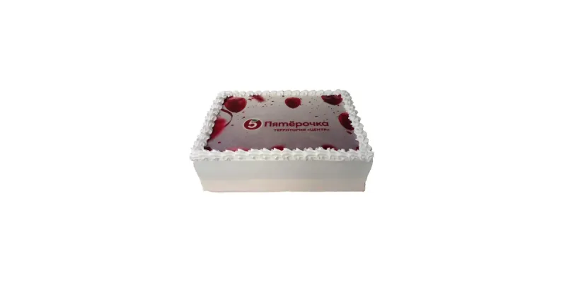 Обзор корпоративного торта Пятёрочка