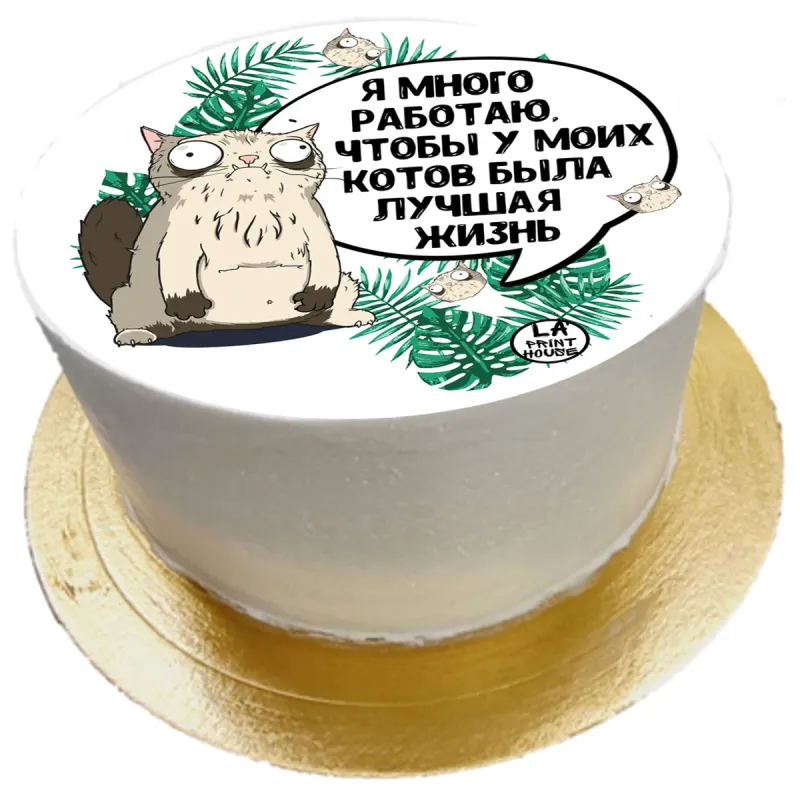 Торт смешной Про работу