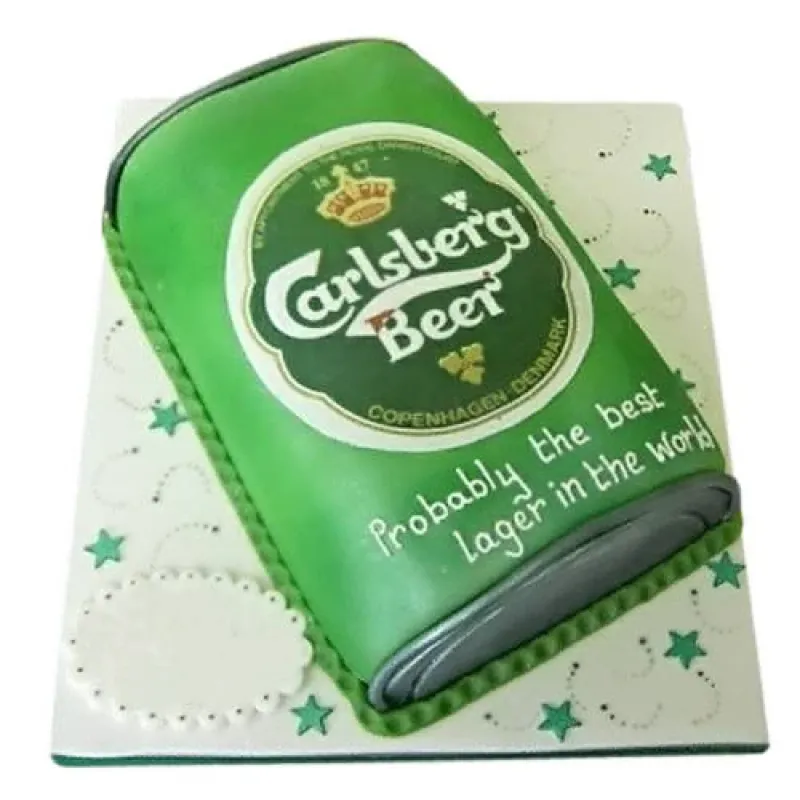 Торт Банка Carlsberg Beer