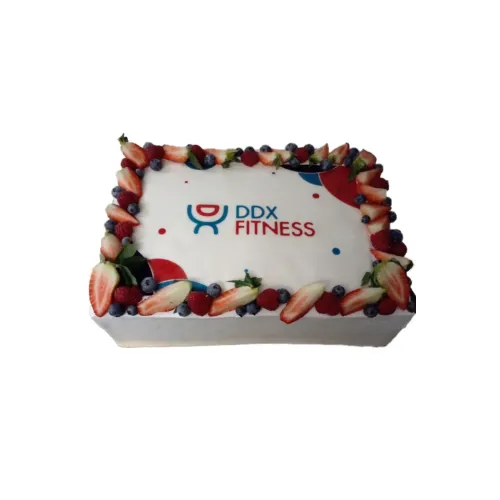 Корпоративный торт DDX Fitness в Москве 