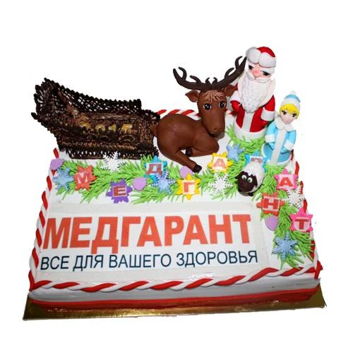 Торт Новогодняя встреча в Москве 